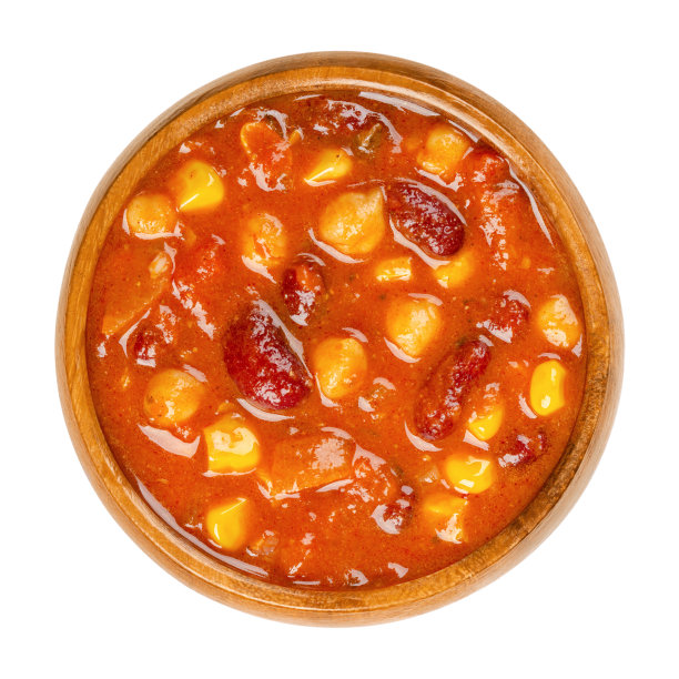 素辣椒，也叫辣椒肉酱，放在一个木碗里图片下载