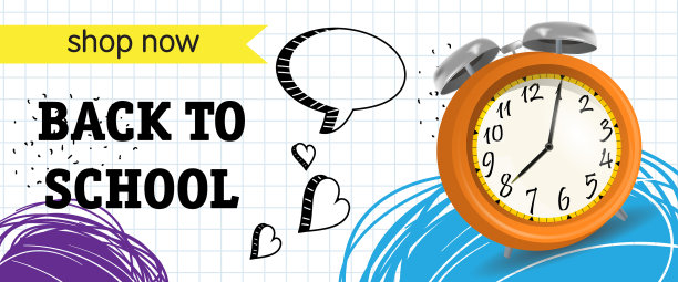 回到学校商店，现在刻有闹钟图片下载