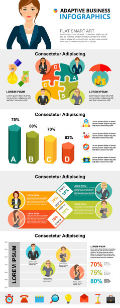 财务和银行图表设置图片下载