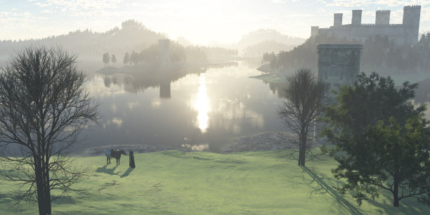 中世纪奇幻景观图片下载