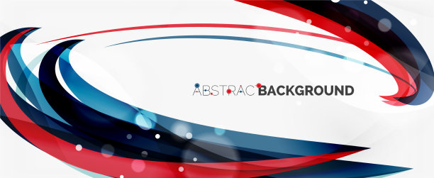 波浪线条为时尚设计模板图片下载