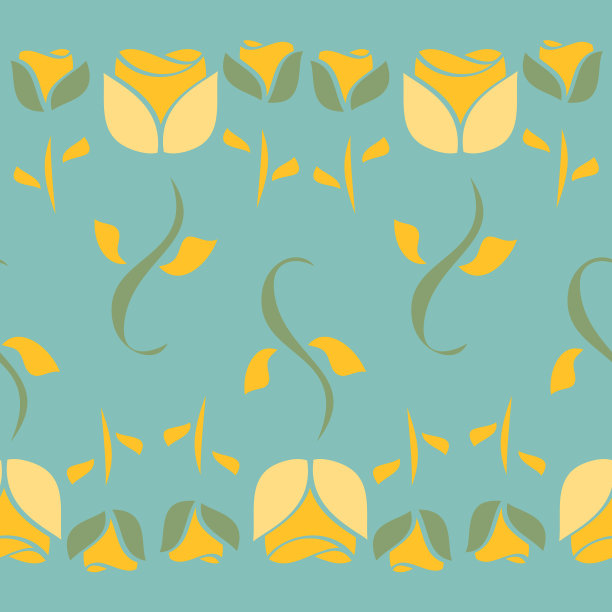 鸭蛋方形图案与复古金黄色图片下载