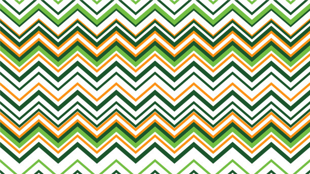 绿色抽象背景之字形-缝合线图片下载