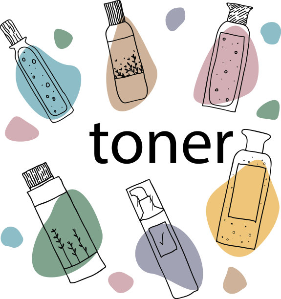 手绘设定护肤水图片下载