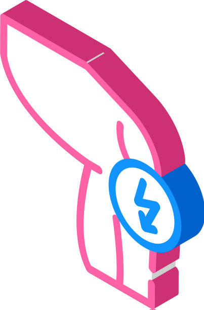 膝盖切割疼痛的等距图标图片下载