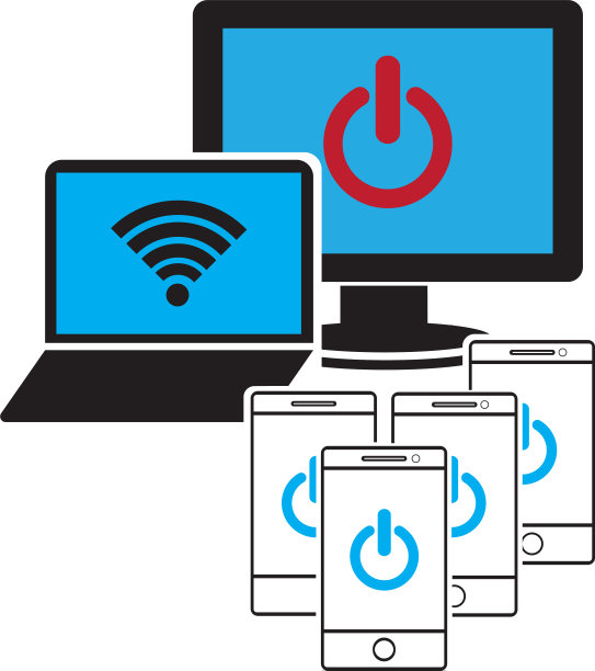 智能设备图标设计模板图片下载