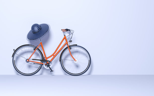 房间里有辆老式自行车图片下载