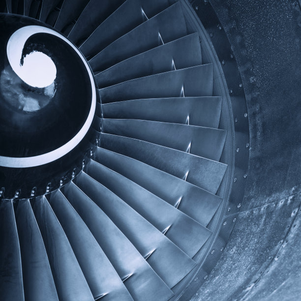 航空喷气涡轮发动机图片下载