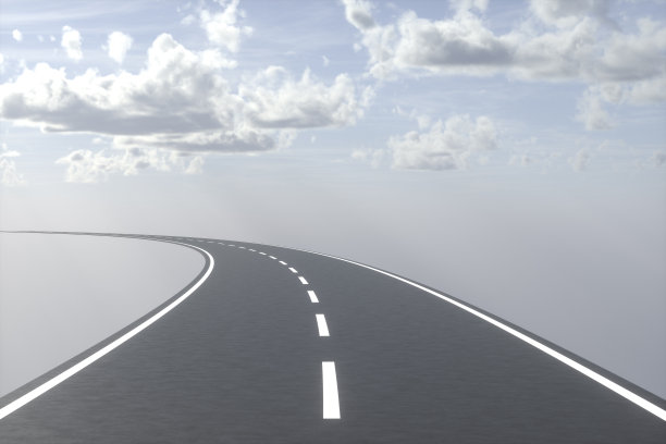 空无一人的道路图片下载