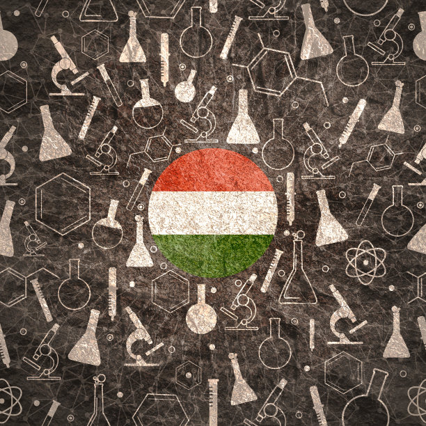 科学概念说明。背景与化学实验室图标图片下载