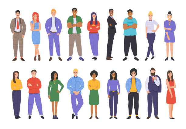 多文化的群体，人们不同图片下载