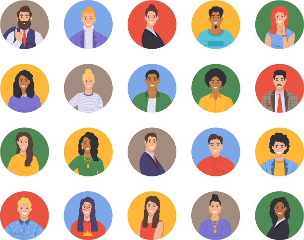 多文化的群体，人们不同图片下载
