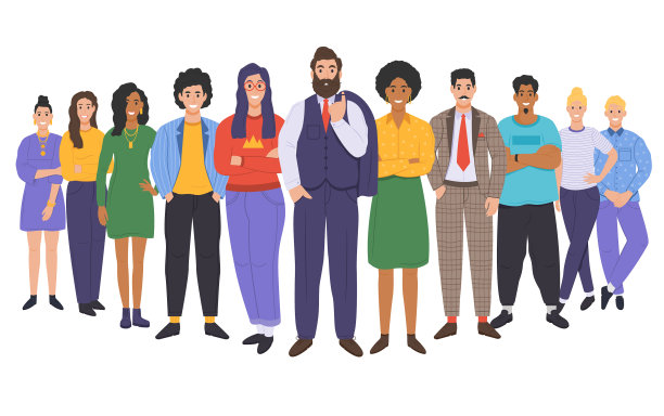 多文化的群体，人们不同图片下载