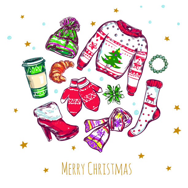 圣诞快乐服装作文图片下载