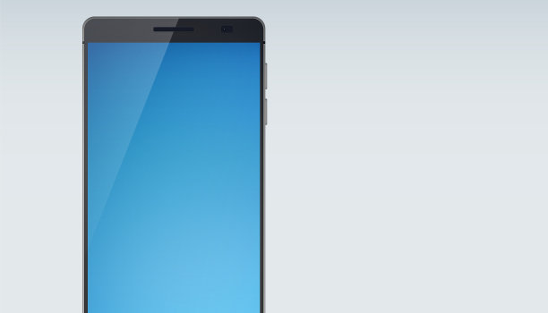 现代触摸屏智能手机概念图片下载