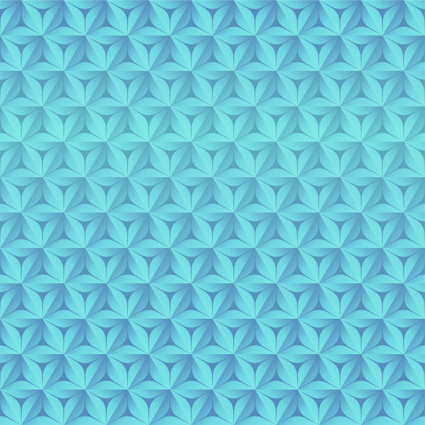 无缝蓝色几何装饰物图片下载