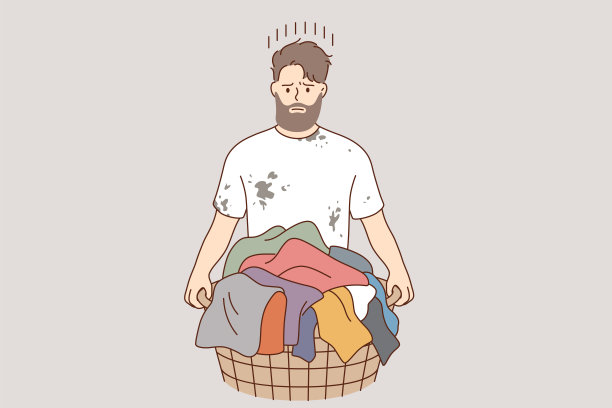 洗衣和洗衣服的概念图片下载