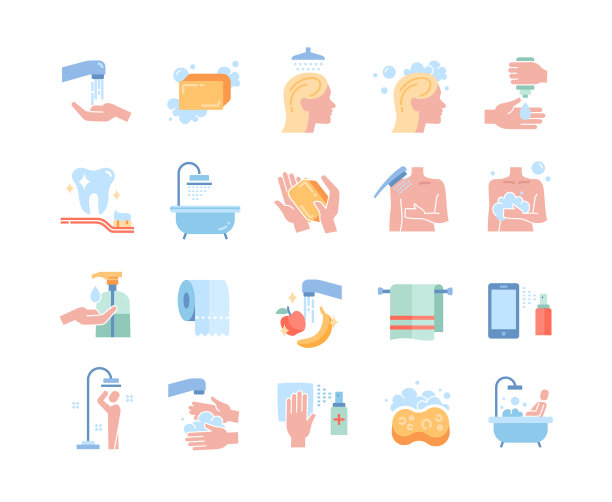 彩色沐浴露图标图片下载