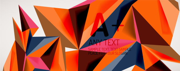 三角形几何背景低多边形3d图片下载