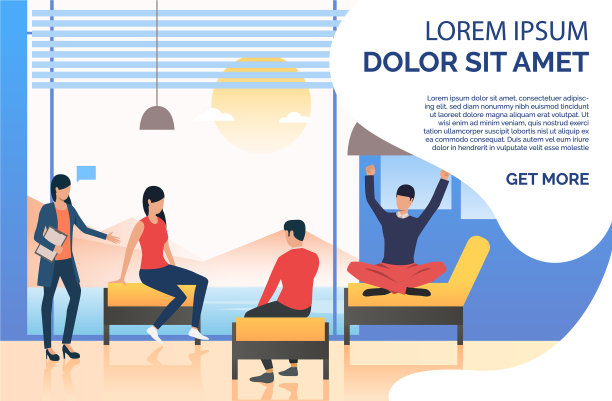 女性高管进行简报图片下载