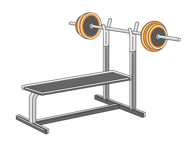 卧推。图片下载