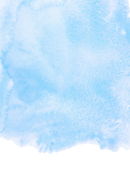 蓝色浅水彩背景，纹理纸。刷和画抽象背景。抽象的抚摸插图。图片下载