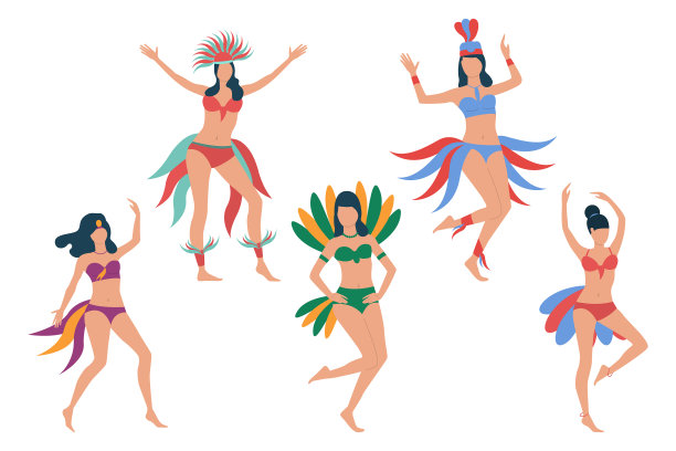 设置狂欢节舞者图片下载