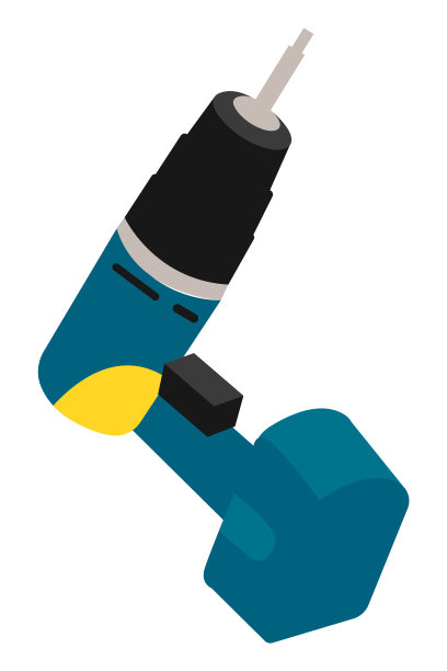 蓝钻。家用电器维修。家用仪器孤立矢量图图片下载