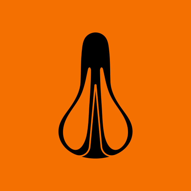 自行车座位图标俯视图图片下载