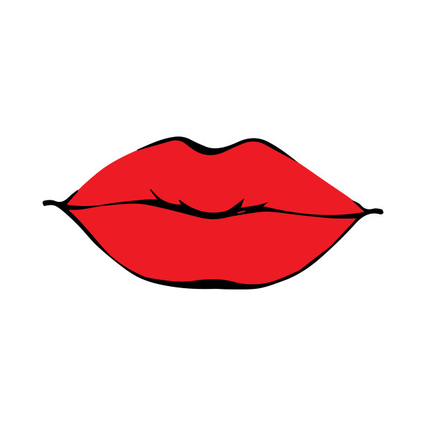 嘴唇贴着接吻贴隔离上白凉图片下载