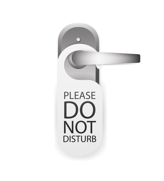 请不要打扰白色背景上的标志图片下载