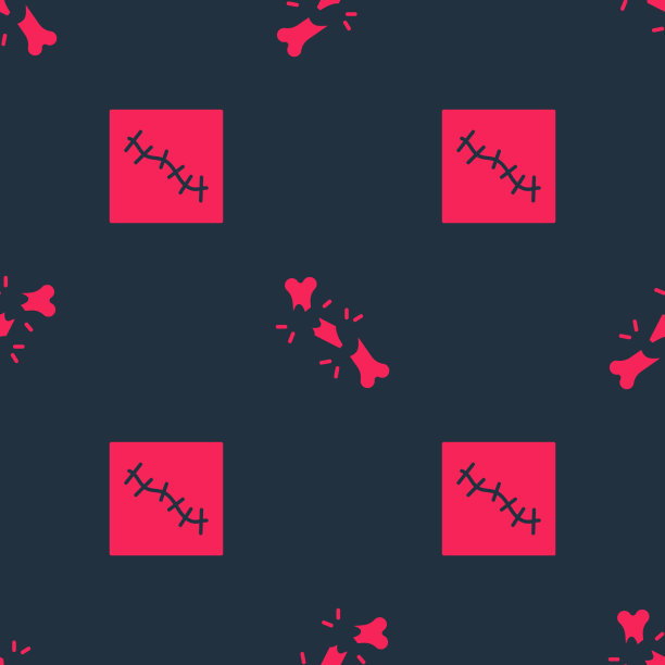 用缝线固定疤痕和人的骨折图片下载