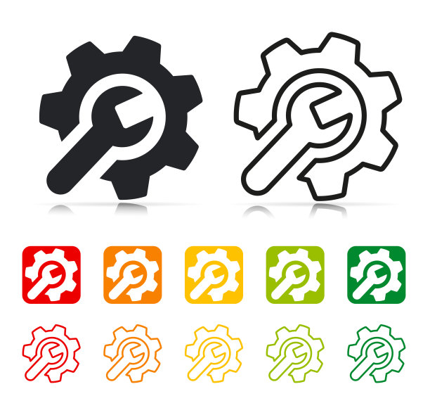 可修复性指数彩色图标图片下载