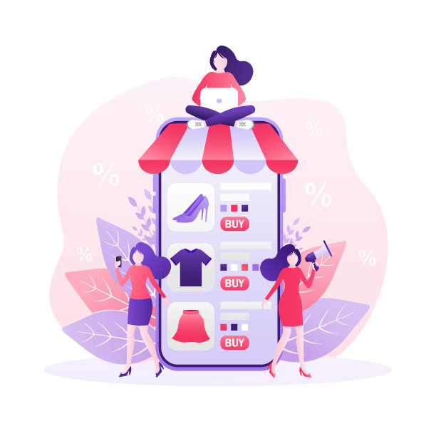 平网购的人用智能手机进行移动图片下载