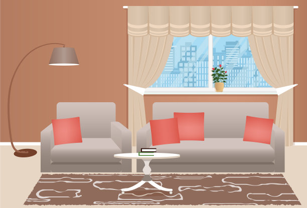 客厅室内设计用家具图片下载