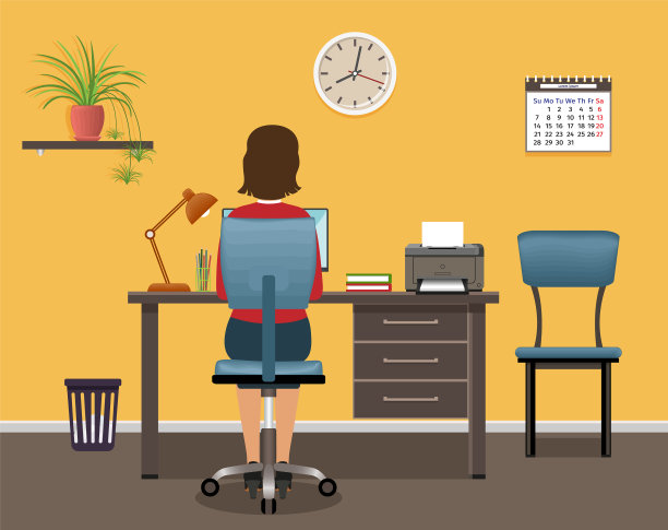 办公室内部的业务人员性格图片下载