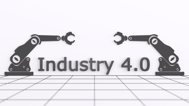工业4.0数字技术3d概念图片下载
