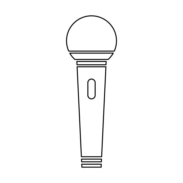 麦克风图标，音频语音符号，唱片演唱会标志，网页按钮设计，卡拉ok扁说话图片下载