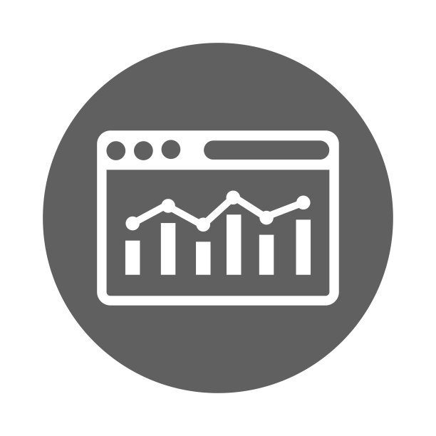 广告，活动，分析图标。灰色的矢量图形。图片下载