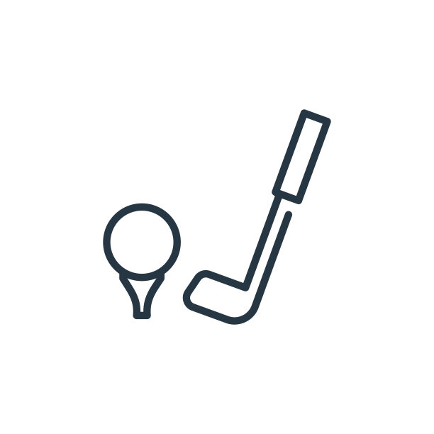 高尔夫图标矢量从运动概念。高尔夫可编辑的笔触的细线插图。高尔夫线性标志，用于web和移动应用程序，标志，印刷媒体。图片下载