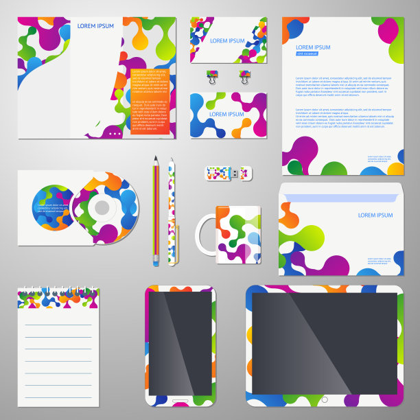 企业标识模板与彩色图片下载