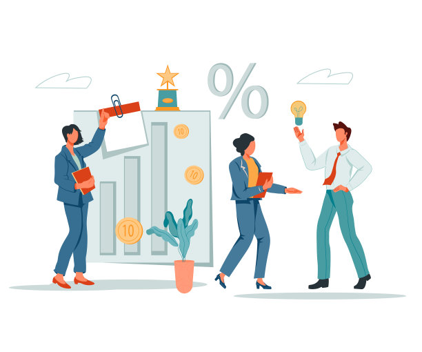 商业伙伴握手并结束一个图片下载