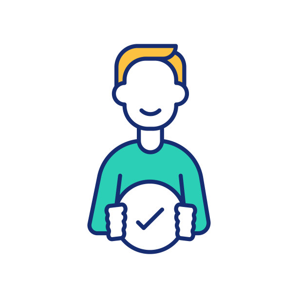 博主积极影响RGB颜色图标图片下载