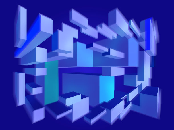 抽象的蓝色背景图片下载