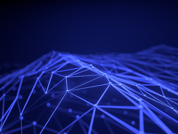 蓝色的抽象背景图片下载