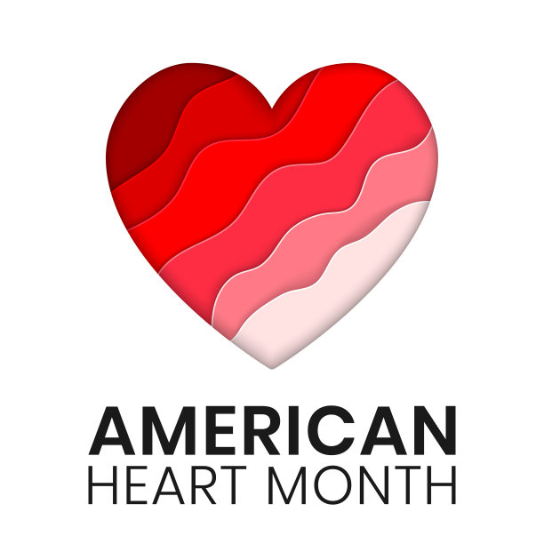 美国心月横幅设计模板图片下载