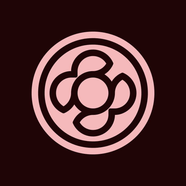 首字母b bb或h带圆形标志模板图片下载