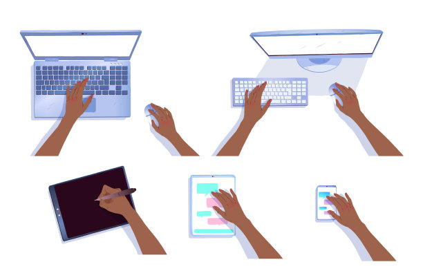 有电脑的收集手图片下载