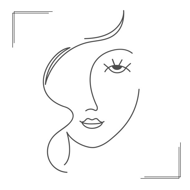 画一个抽象的女人细线图片下载