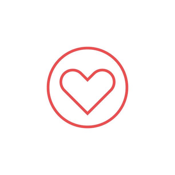 心圆图标完美爱情的象征图片下载